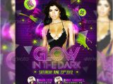 Glow In the Dark Party Flyer Template Free Glow In the Dark Party Club Flyer by Addictedtolucid On