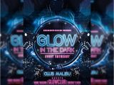Glow Party Flyer Template Free Glow Party Premium Psd Flyer Template Exclsiveflyer