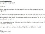 Go Live Announcement Email Template 8 Product Launch Email Templates Sell Your Service
