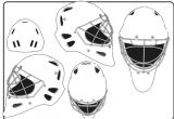 Goalie Mask Design Template Goalie Mask Template Different Sides Blank Hockey Mask