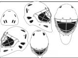 Goalie Mask Design Template Goalie Mask Template Different Sides Blank Hockey Mask