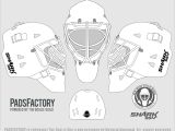 Goalie Mask Design Template Mask Templates the Goalie Archive