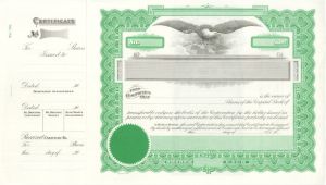 Goes Stock Certificate Template Common and Preferred Stock Goes 196