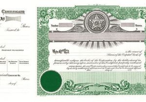 Goes Stock Certificate Template Stock Certificate Template Texas Images Certificate
