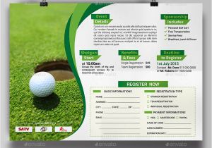 Golf Scramble Flyer Template Free Golf tournament Invitation Templates