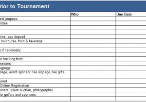 Golf tournament Budget Template Golf tournament Planning Timelines Budget event Caddy