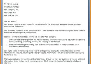 Good Cover Letter for Warehouse Job Warehouse Manager Resume Cover Letter Examples Krida Info