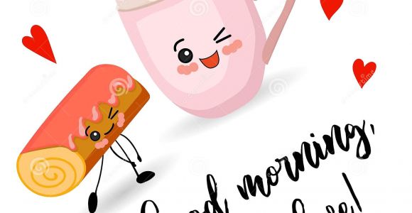 Good Morning My Love Card Good Morning My Love Cute Card for Valentine S Day Tasty