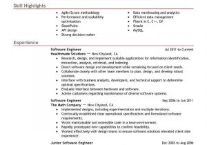 Good software Engineer Resume Best software Engineer Resume Example From Professional