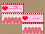 Goodie Bag Tags Template Valentine Bag toppers Valentine Bag Labels Valentine