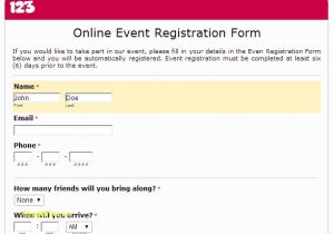 Google forms Templates Registration Google Docs Registration form Template Template Business