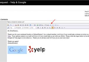 Google Review Request Email Template Using the Quot Review Request Yelp Google Quot Document