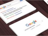 Google Search Business Card Template Free Google Interface Business Card Psd Template Designyep