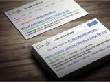 Google Search Business Card Template Google Search Business Card Magichat Design