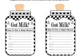 Got Milk Template Free Printable Download Black and White Invitation