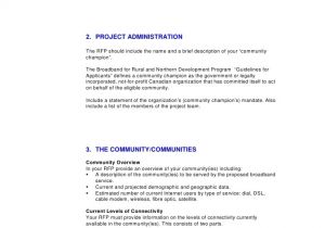 Government Contract Proposal Template Rfp Template 2 Writing the Request for Proposal Rfp