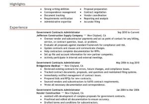 Government Job Resume format Government Military Resume Examples Government