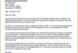 Graduate assistantship Cover Letter Examples 11 Graduate assistantship Cover Letter Invoice Template