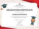 Graduation Certificate Template Free Nursery Graduation Certificate Template In Psd Ms