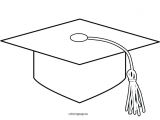 Graduation Mortar Board Template Template Graduation Cap Printable Coloring Pages Page Hat