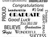 Graduation Thank You Card Ideas Congratulations Graduate Poster to Frame for that Special