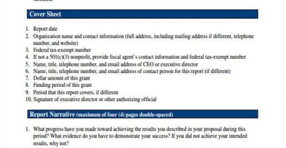 Grant Reporting Template 10 Grant Report Templates Free Premium Templates