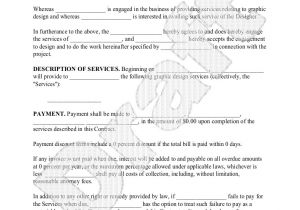 Graphic Design Contract Template Sample Graphic Design Contract form Template Graphic