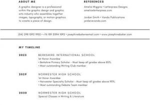 Graphic Design Student Resume Image Result for Graphic Design Student Resume Minimalist