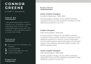 Graphic Designer Resume Word format Download Free Experience Graphic Designer Resume Cv Template In