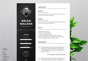 Graphic Designer Resume Word format Free Download Free Resume Template for Word Photoshop Illustrator On