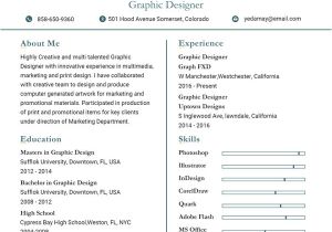 Graphic Designer Resume Word format Graphic Designer Resume Template 17 Free Word Pdf