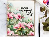 Greeting Banana Greeting Card Banana Watercoloured Magnolias with Images Watercolor Flowers