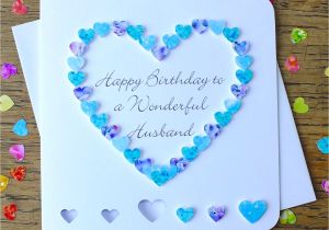Greeting Birthday Card for Husband Husband Birthday Card Cards Invitations Handmade