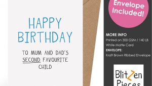Greeting Card About Happy Birthday Funny Birthday Card for Sibling Happy Birthday to Mum and