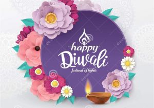 Greeting Card About Happy Diwali Happy Diwali Stock Vector Illustration Of Celebration