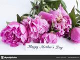 Greeting Card About Mothers Day Happy Mother S Day Greeting Card with Pink Peonies Stock
