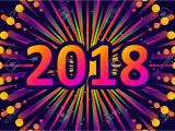 Greeting Card About New Year 2018 New Year Greetings Greeting Card Background with