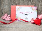 Greeting Card About New Year Free New Year Greeting Card Mock Up Psd Template Design