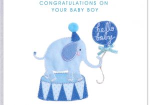 Greeting Card Baby Boy Born New Baby Congratulations In 2020 Congratulations Baby New
