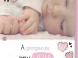 Greeting Card Baby Girl Born Birth Of Niece Baby Girl