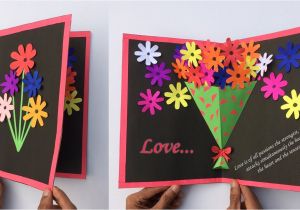Greeting Card Banane Ki Vidhi Very Easy Pop Up Greeting Cards Greeting Card Making New Year Pop Up Greeting Cards Craft