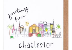 Greeting Card Delivery New Zealand Charleston Greeting Card Charleston Greeting Card south Carolina 5×5 Card