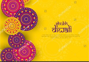 Greeting Card Diwali Greeting Card Vector Illustration or Greeting Card Of Diwali Festival with
