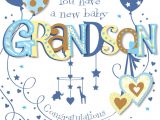 Greeting Card for Baby Born New Baby Grandson Congratulations Greeting Card Cards
