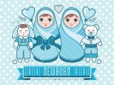 Greeting Card for New Born Baby Newborn Little Baby Matryoshka Greeting Card Best for