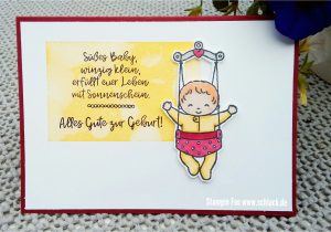 Greeting Card for New Born Baby Stampin New Catalog 2018 2019 Sweet Baby Card Birtday Geburt
