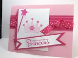 Greeting Card Handmade for Birthday Happy Birthday Princess Card with Images Girl Birthday