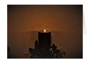Greeting Card Holder for Wall Candle Light Card Zazzle Com Candle Shop Office