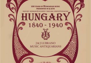 Greeting Card Jobs From Home 100 Years Of Hungarian Music by J J Lubrano Music
