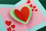 Greeting Card Kaise Banta Hai Pop Up Card Floating Heart How to Make A Mini Greeting Card with A Pop Out Heart Ezycraft